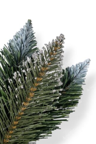 Umjetno božićno drvce Srebrni Bor sa kristalima leda-detalj