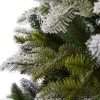 Umelý vianočný stromček 3D Jedľa Zasnežená detail zasneženého 3D ihličia 1
