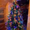 Umjetno božićno drvce 3D Ekskluzivna Smreka 210cm, zeleno drvce okićeno u zlatno