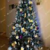 Božićno drvce FULL 3D Kanadska Jela 180cm, okićeno drvce sa lampicama u hladno bijeloj boji
