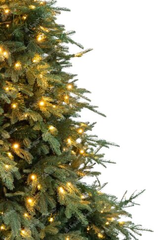 Umjetno božićno drvce 3D Masivna Smreka LED