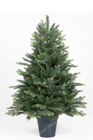 Umjetno božićno drvce 3D Normadska Jela u saksiji