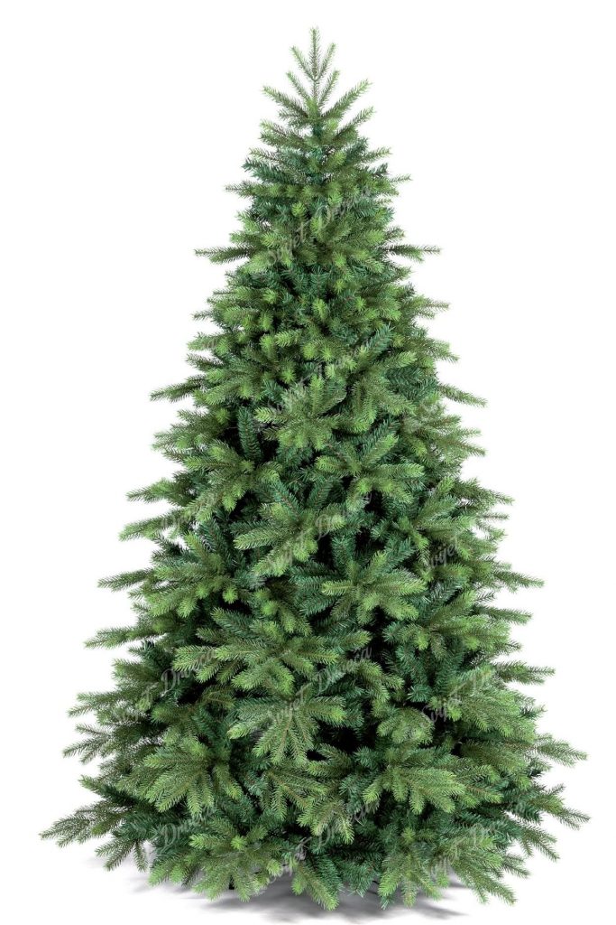 Umjetno božićno drvce 3D skandinavska smreka