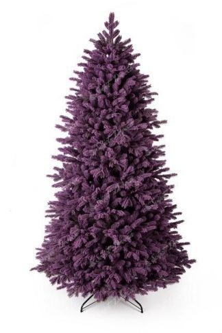 Umjetno božićno drvce 3D smreka ljubičasta