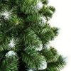 Umjetni bor sniježni bor, detalji iglica Tamno zeleno drvo s velikim brojem grančica koje su na krajevima prekrivene bijelom bojom. Stvorit će savršen dojam snježnog stabla u vašem domu.