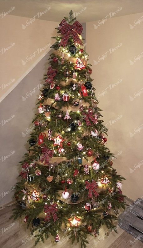 Umjetno božićno drvce 3D Kavkaska Jela 240cm