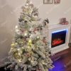 Ukrašeno umjetno božićno drvce Bijeli Bor 150cm