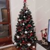 Ukrašeno umjetno božićno drvce Srebrni Bor 180cm
