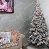 Umjetno božično drvce Uski Bijeli Bor 165cm