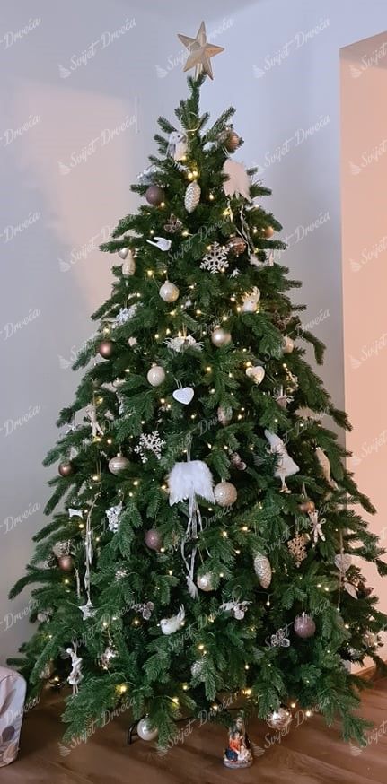 3D božićno drvce Smreka Ekskluzivna 210cm