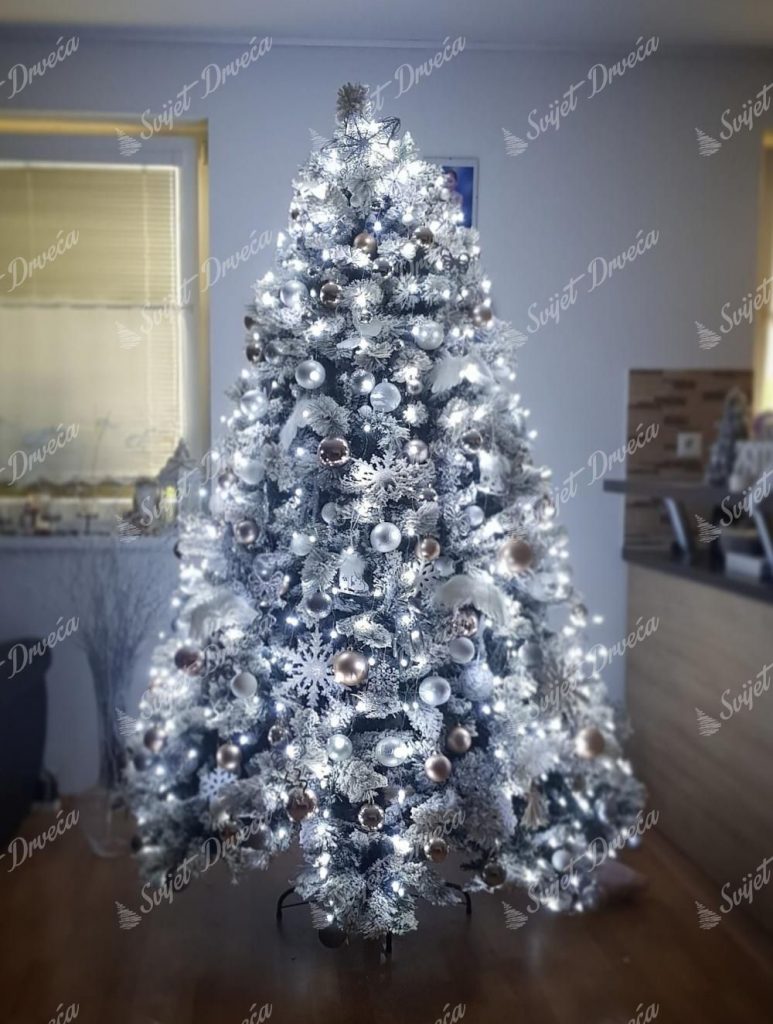 Bijelo božićno drvce Bor Bijeli 210cm
