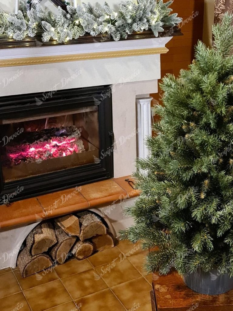 Božićno drvce 3D Mini Bor u saksiji, detalj