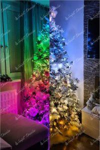 Kombinirano LED osvjetljenje Twinklu za božićno drvce