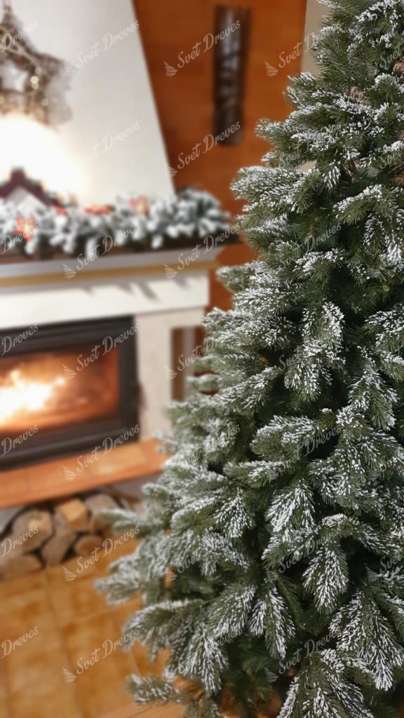 Umetno božično drevo 3D Himalajski Zasneženi Bor, podrobnosti