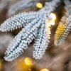 Umjetno božićno drvce 3D Sibirska Jela LED, detalji iglica