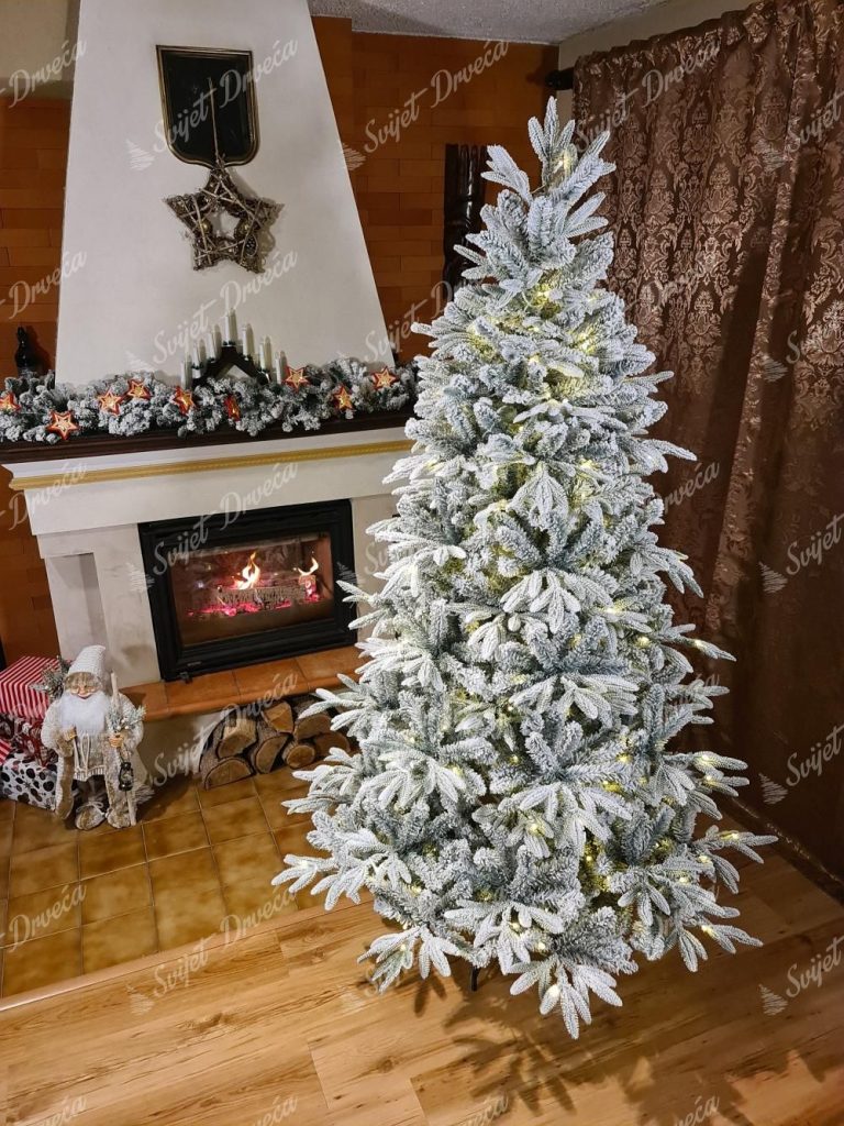 Umjetno božićno drvce 3D Sibirska Jela LED