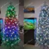 Umjetno božićno drvce 3D uska ledena smreka 210cm