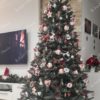 Umjetno božićno drvce srebrna smreka 220cm