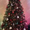 Umjetno Božićno drvce 3D Šarmantna Jela XL 210cm, gusto i masivno drvce ukrašeno božićnim ukrasima