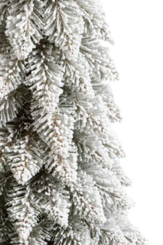 Umjetno božićno drvce Vitka sniježena Smreka u saksiji