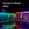 Komninované LED osvetlenie cencúle TWINKLY ICICLE 5m RGB-AWW 90LED
