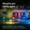 Komninované LED osvetlenie cencúle TWINKLY ICICLE 5m RGB-AWW 90LED