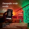 Kombinovaný LED světelý závěs TWINKLY Curtain 150cm RGB-AWW 210LED