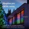Kombinovaný LED světelý závěs TWINKLY Curtain 150cm RGB-AWW 210LED