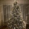 Künstlicher geschmückter Weihnachtsbaum 3D tanne mit Kunstschnee 240cm