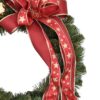 Božićni vijenac za vrata Crveno-zlatni 35cm