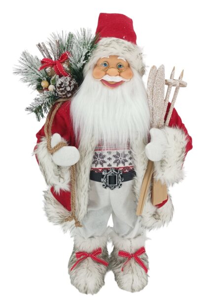 Dekoracija Santa Claus Crveno-bijeli 60cm