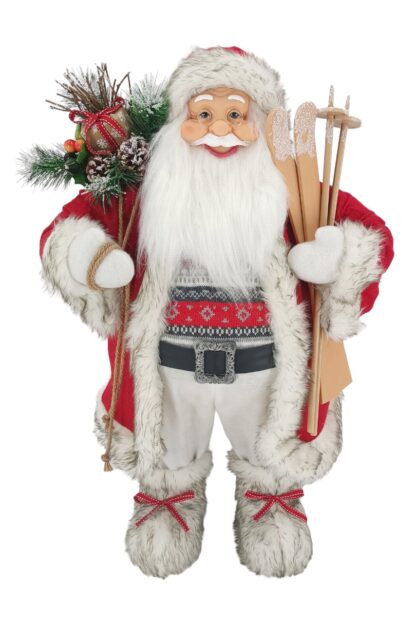 Dekoracija Santa Claus Crveno-bijeli 80cm