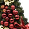 Malo ukrašeno crveno-zlatno božićno drvce 50cm