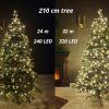 Božićne lampice 240LED vs 320LED