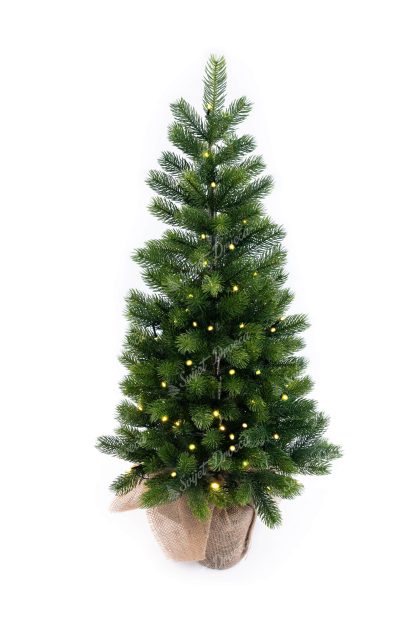Umjetno božićno drvce 100% 3D Mini Smreka LED
