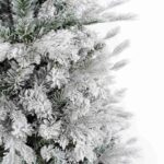 Umjetno božićno drvce 3D Arktička Smreka u saksiji, bočni detalj