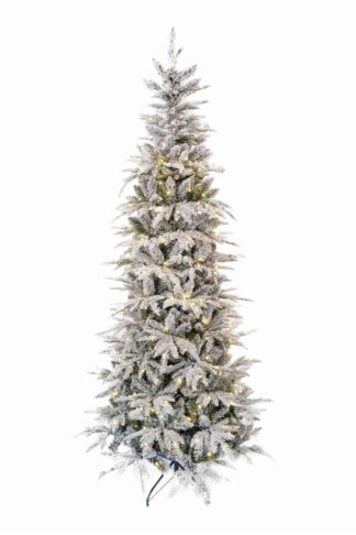 Umjetno božićno drvce 3D Vitka Bijela Jela LED