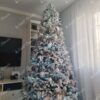 Umjetno božićno drvce 3D Alabaster Jela 240cm