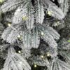 Umjetno božićno drvce 3D Arktička Smreka u saksiji LED