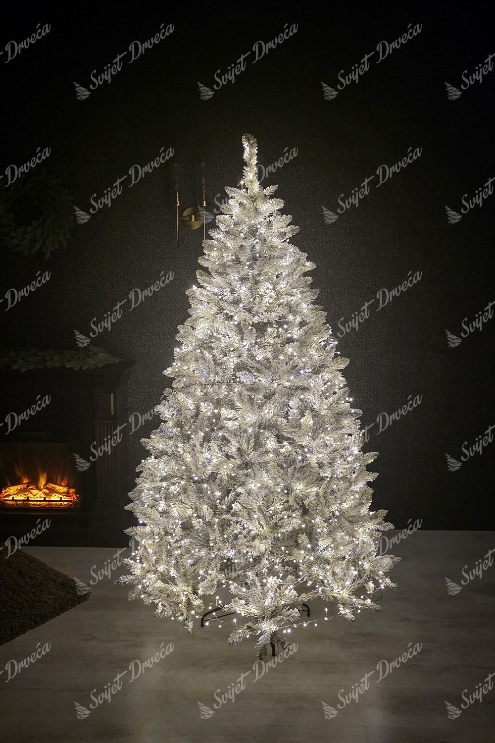 NANO LED lampice za božićno drvce toplo bijela 48m 1600LED