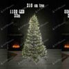 NANO LED lampice za božićno drvce toplo bijela 48m 1600LED