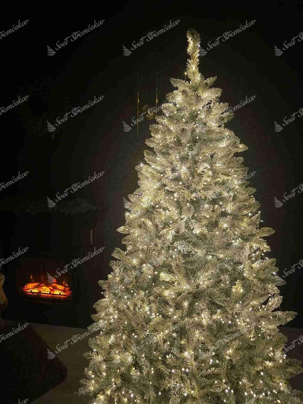 NANO LED lampice za božićno drvce toplo bijela 48m 1600LED