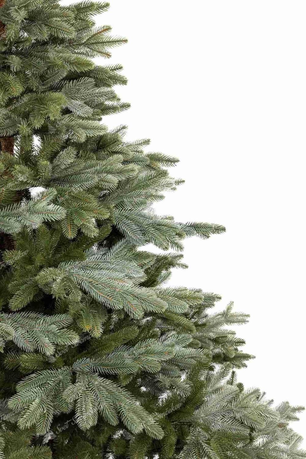 Umjetno božićno drvce 3D Uzvišena Smreka Svijetla 210cm