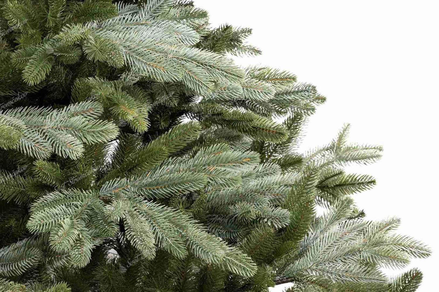 Umjetno božićno drvce 3D Uzvišena Smreka Svijetla 210cm