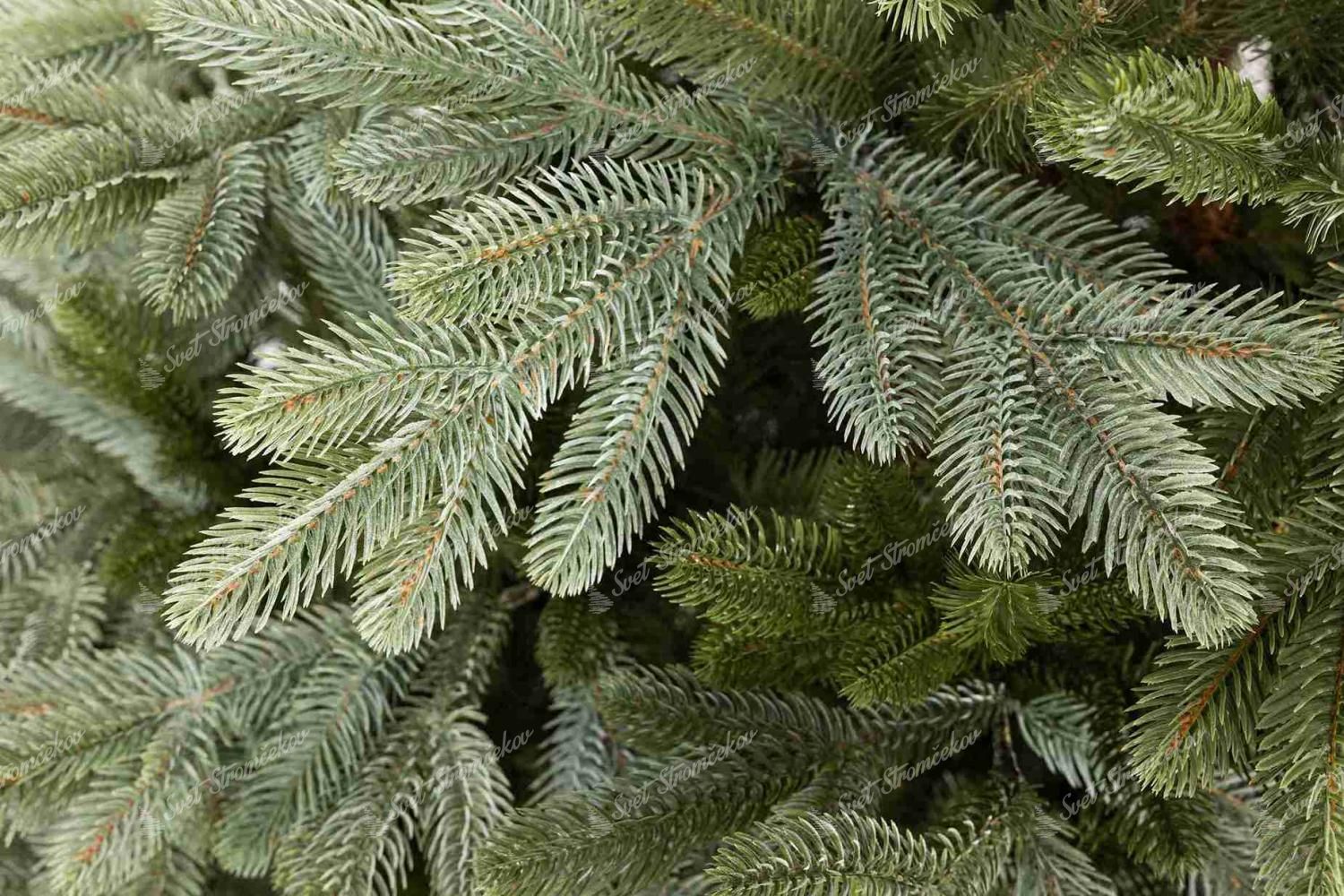 Umjetno božićno drvce 3D Uzvišena Smreka Svijetla 210cm