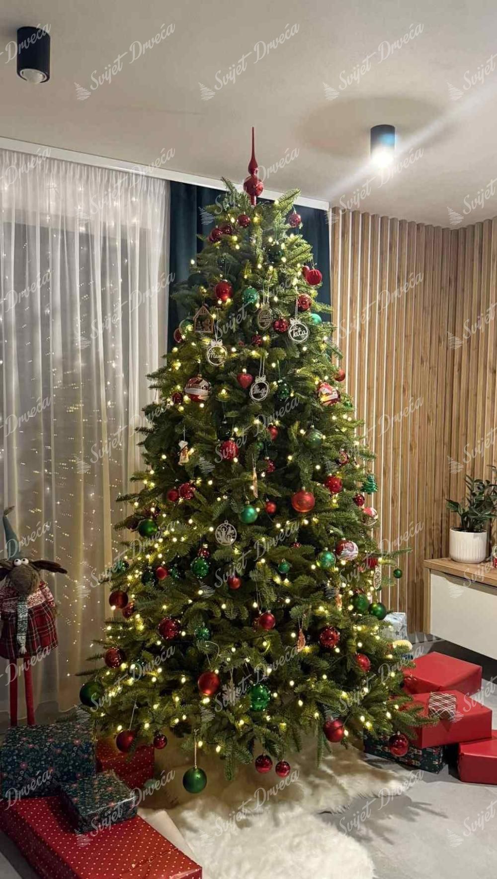 Umjetno božićno drvce 3D Balzamova Jela 240cm