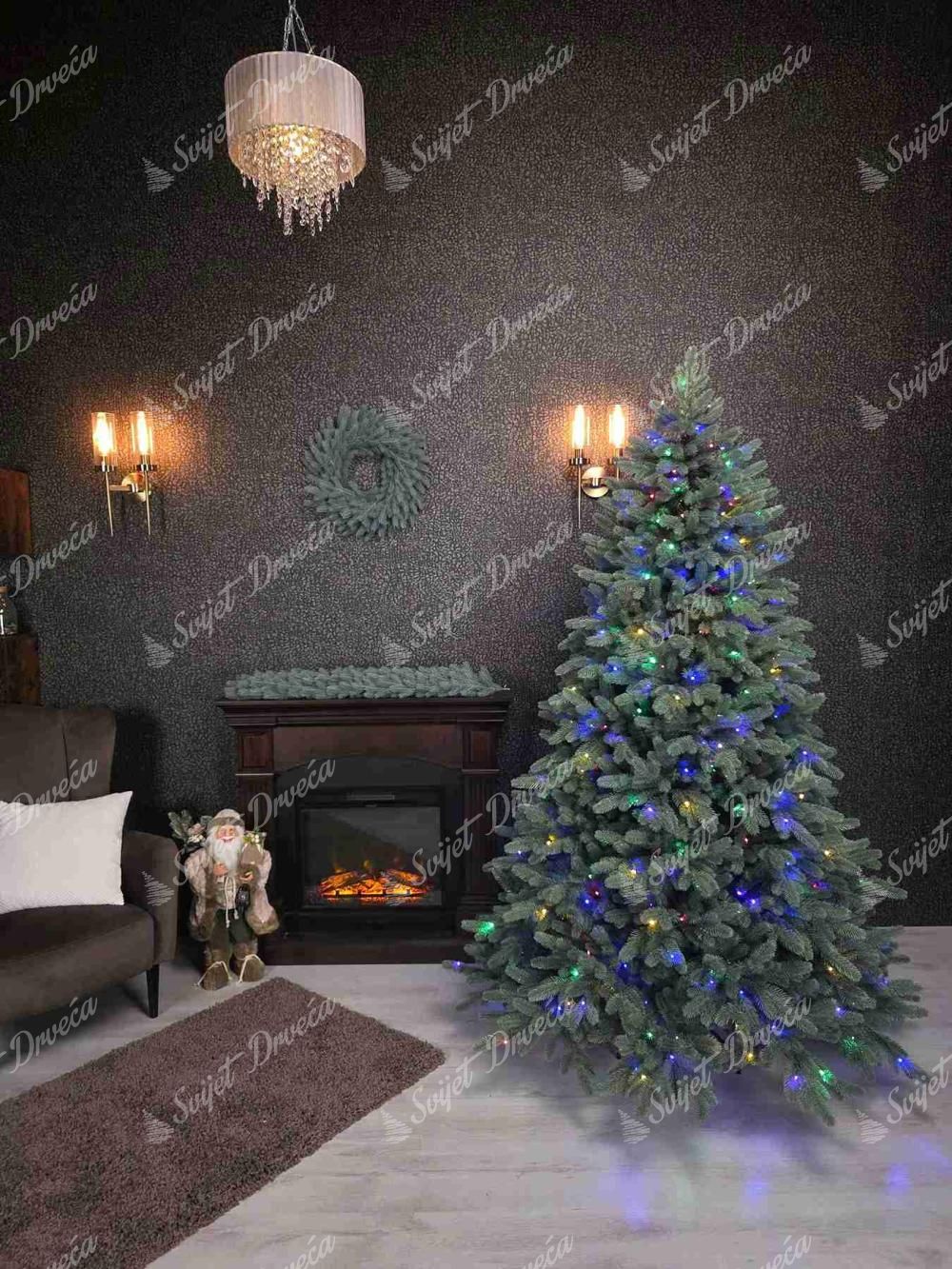 Umjetno božićno drvce FULL 3D Argentinska Smreka 240cm LED550